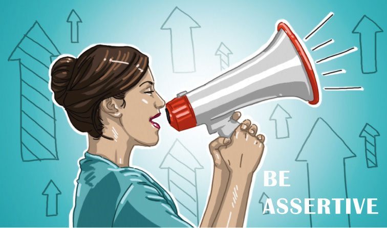 how to be assertive