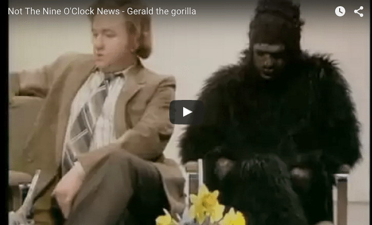 VIDEO: Gerald The Gorilla, By Rowan Atkinson