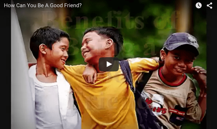 VIDEO: How Can You Be Your Friend