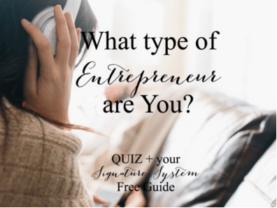 What type of Entreprenuer are you
