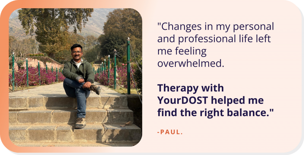 Paul’s Journey from Self-doubt to Self-Discovery  Through Therapy