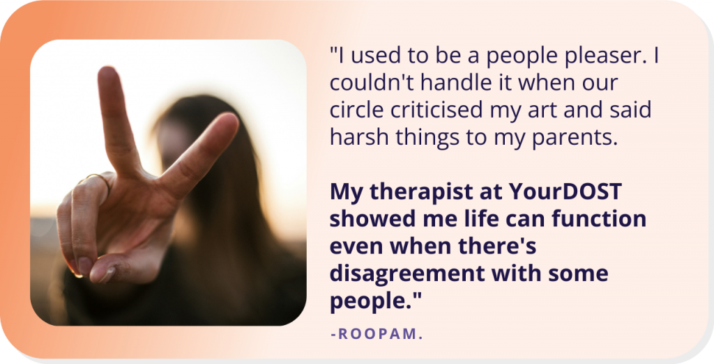 Roopam’s Tale Of Raising Over People’s Opinion Through Therapy