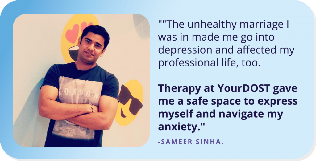 Sameer’s Voyage Of Battling Through The Storms Of His Marital Life With Counseling
