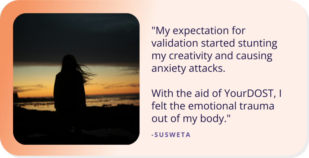 Susweta’s Narration of Ravaging the Cruces of Her Anxiety With Therapy